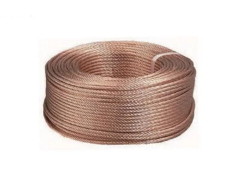 Horizontal continuous casting copper-clad steel strand