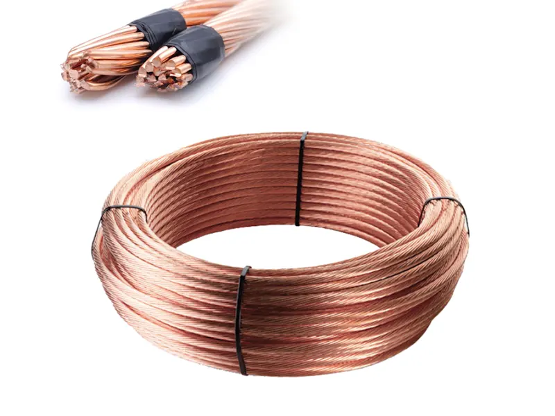 Features of continuous casting process for copper-clad steel flat bars