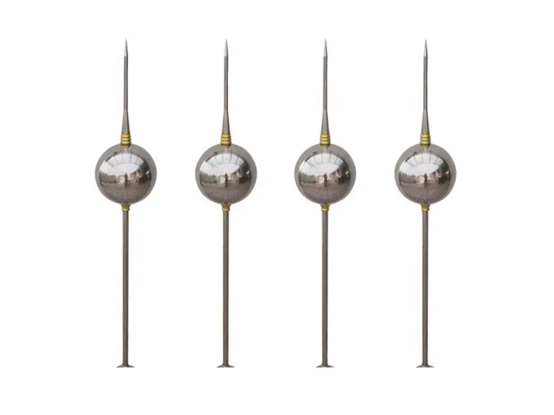 Stainless steel optimized lightning rod