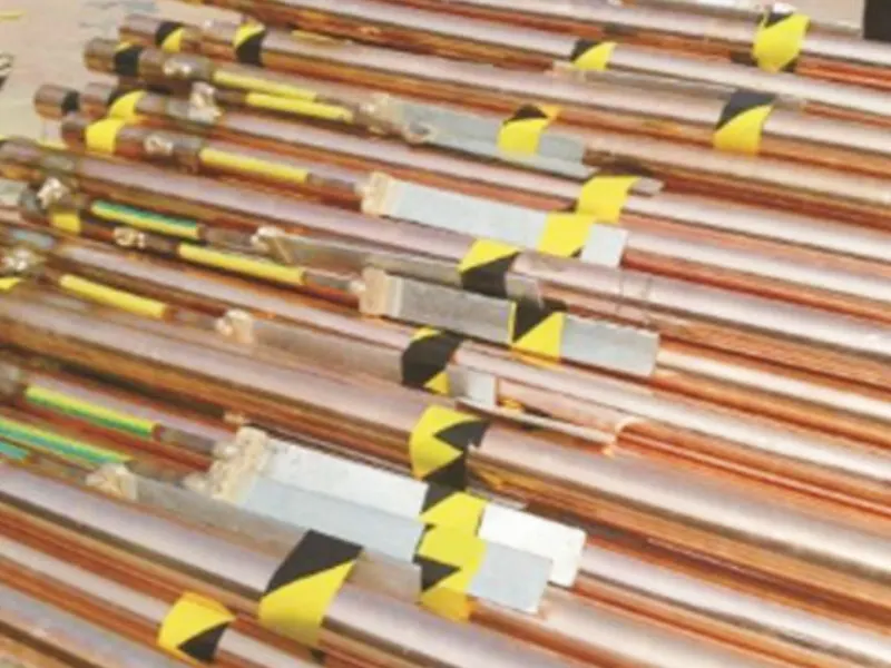 Electrolytic ion grounding rod