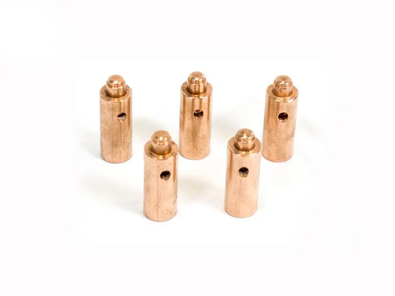 Copper hammer lock grounding clamp