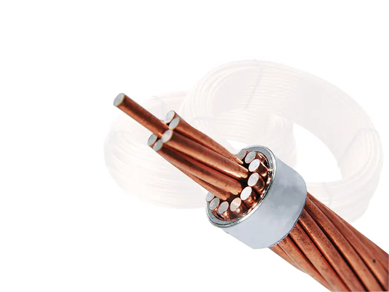Multi-strand copper-clad steel wire rope