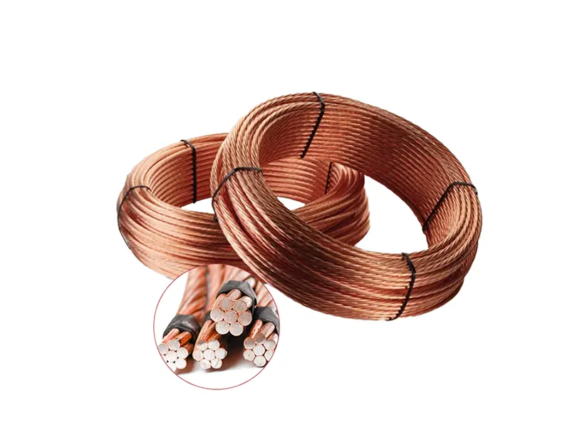 Copper-clad steel strand